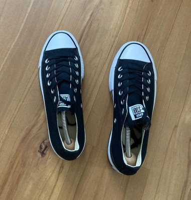 Schwarze Converse Chuck Taylor All Star Plateau Sneaker in Größe 37