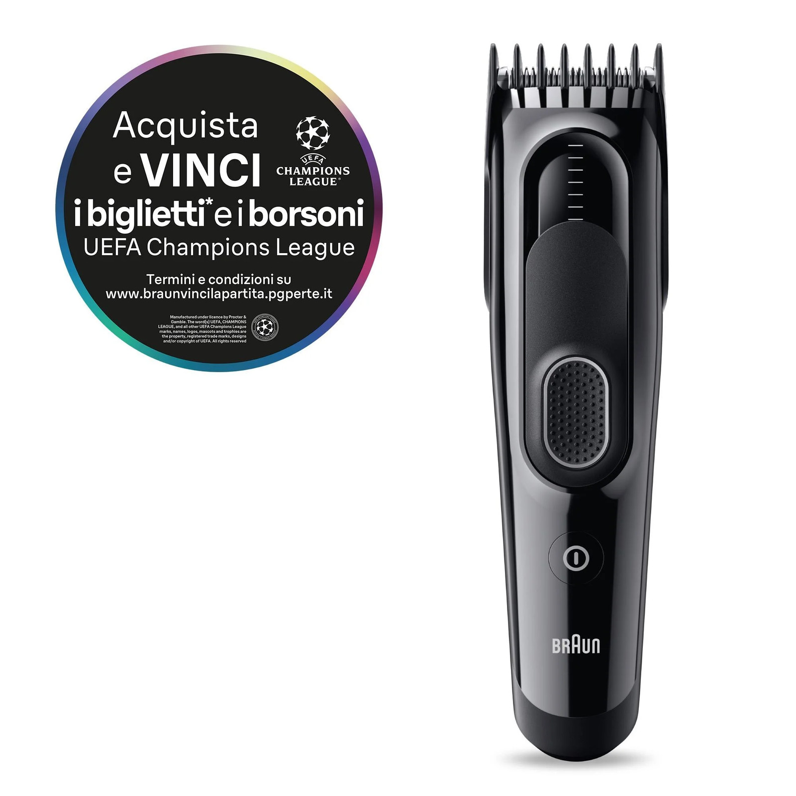 Regala la Qualità: Braun Tagliacapelli HC5530 Series 5 Nero