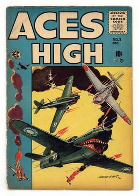 #ad Aces High #5 FR 1.0 1955 $46.00