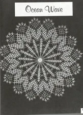 Vintage Crochet Patterns Elizabeth Hiddleson Vol 41 Tablecloth Runner Doily K07