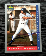 JOHNNY DAMON RED SOX SIGNED AUTOGRAPHED 1993 CLASSIC BEST ROOKIE BASEBALL CARD
