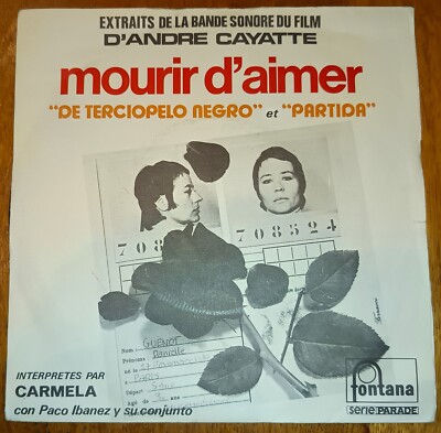CARMELA - STERBEN DER LIEBEN (45 UMDREHUNGEN) 7'' - CART1 - SOUNDTRACK AUS DEM FILM