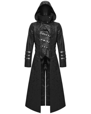 PUNK GOTHIC PUNK RAVE ロングコート ノースリーブ 黒色 PUNK GOTHIC PUNK RAVE ロングコート ノースリーブ 黒色