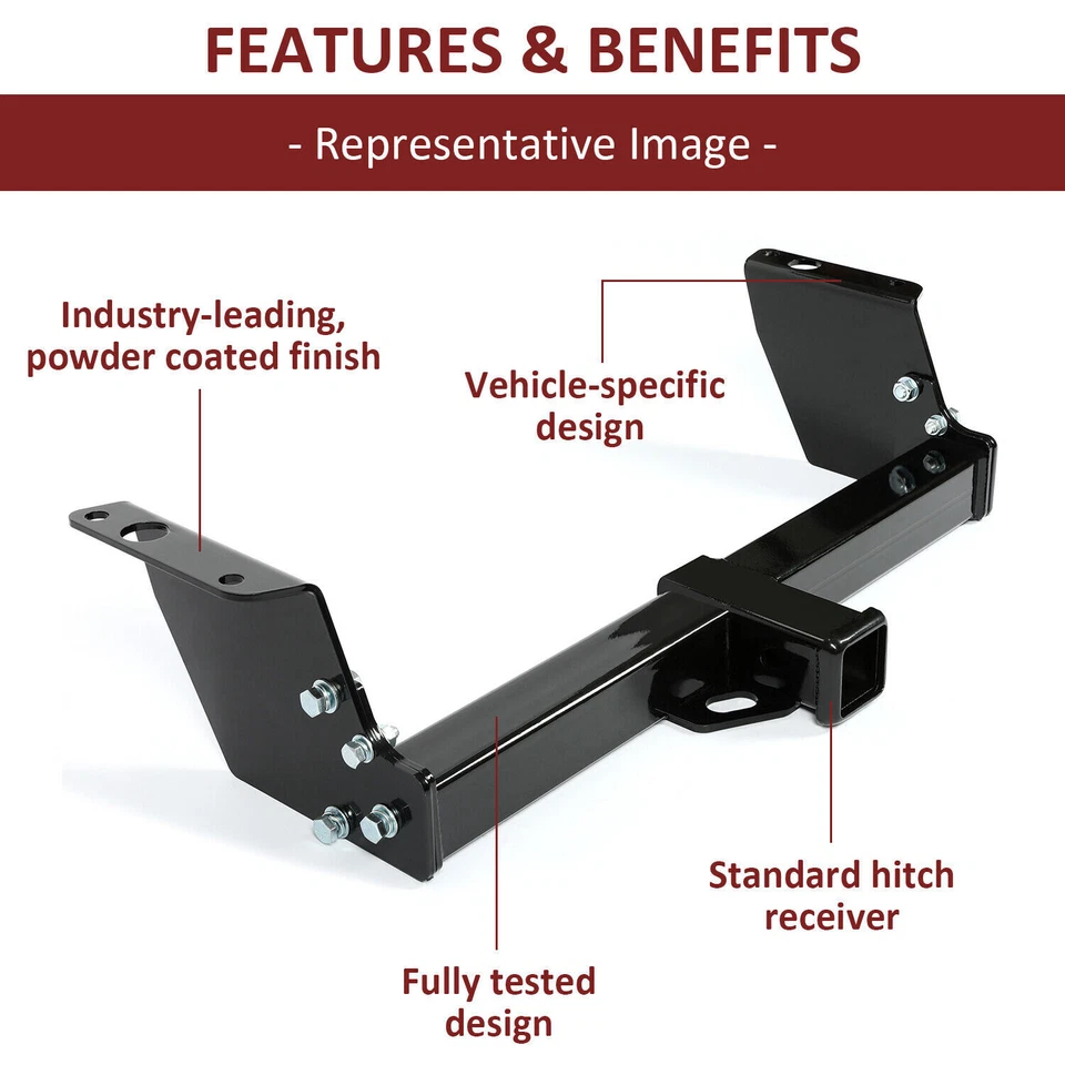 Class 3 Trailer Hitch Receiver For Ford Ranger 83-11 Mazda B3000/4000/2300 94-09 - Imagem 3 de 4