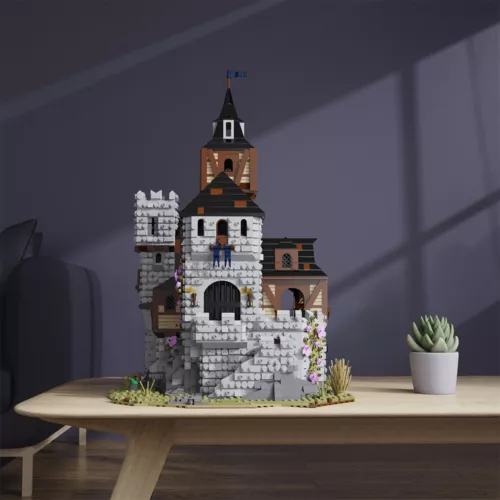 Medieval Castle with Interior Modular Building Blocks Set MOC Bricks Toys 4228pc - Picture 8 of 8