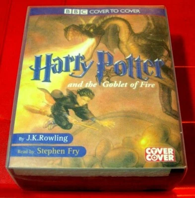 Harry Potter And The Goblet Of Fire PART 1 BLUE 7-Tape UNABR Audio Stephen Fry - Image 1 of 3
