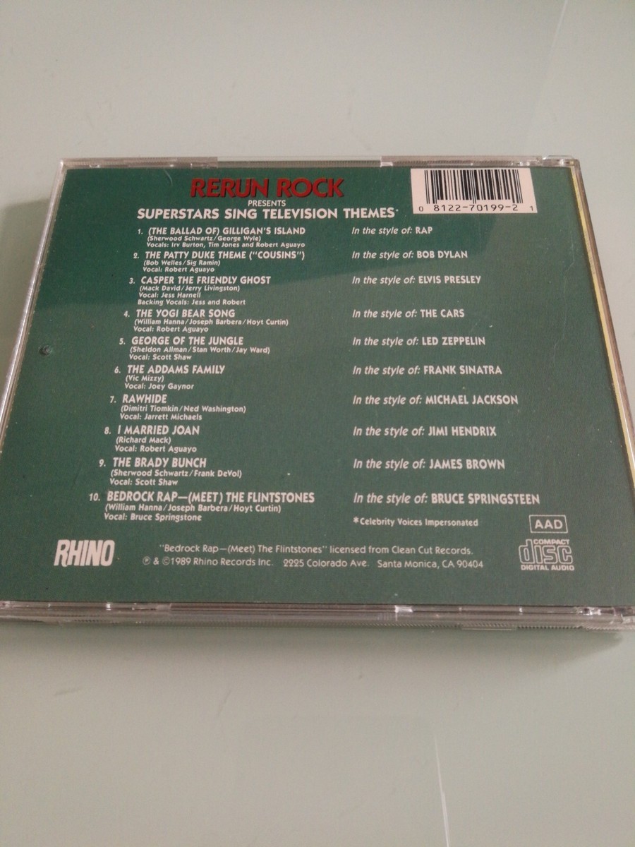 ミュージシャン RERUN VARIOUS ARTISTS - RERUN ROCK: SUPERSTARS SING TELEVISION THEMES