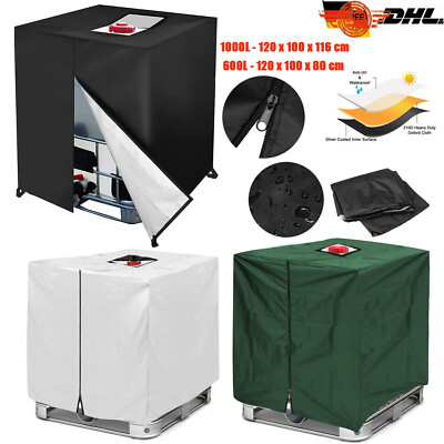 IBC 1000L Container Wassertank Abdeckplane Thermohülle Schutzhülle Schutzhaube