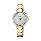 EBEL Beluga Gold Watch stainless steel and 18K 3N yellow gold case 40 Diamonds