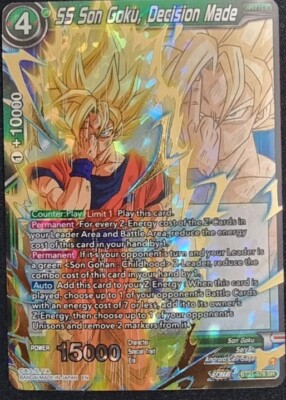 Dragonball Super - SS Son Goku, Decision Made BT21-076 SR Mint EN