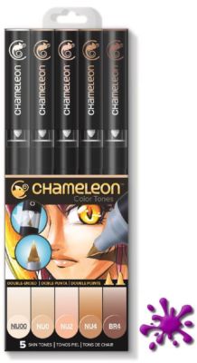 Chameleon Pens 5er Set - Hauttöne / Skin Tones