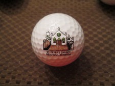 LOGO GOLF BALL-ST. PETER'S CHURCH.....BEAUTIFUL BERMUDA.....
