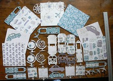JOURNEY IN TIME 6x6 Kit 4 Diff Designs 6 ofEa &Contrast Back 4 DieCut Sheets C87