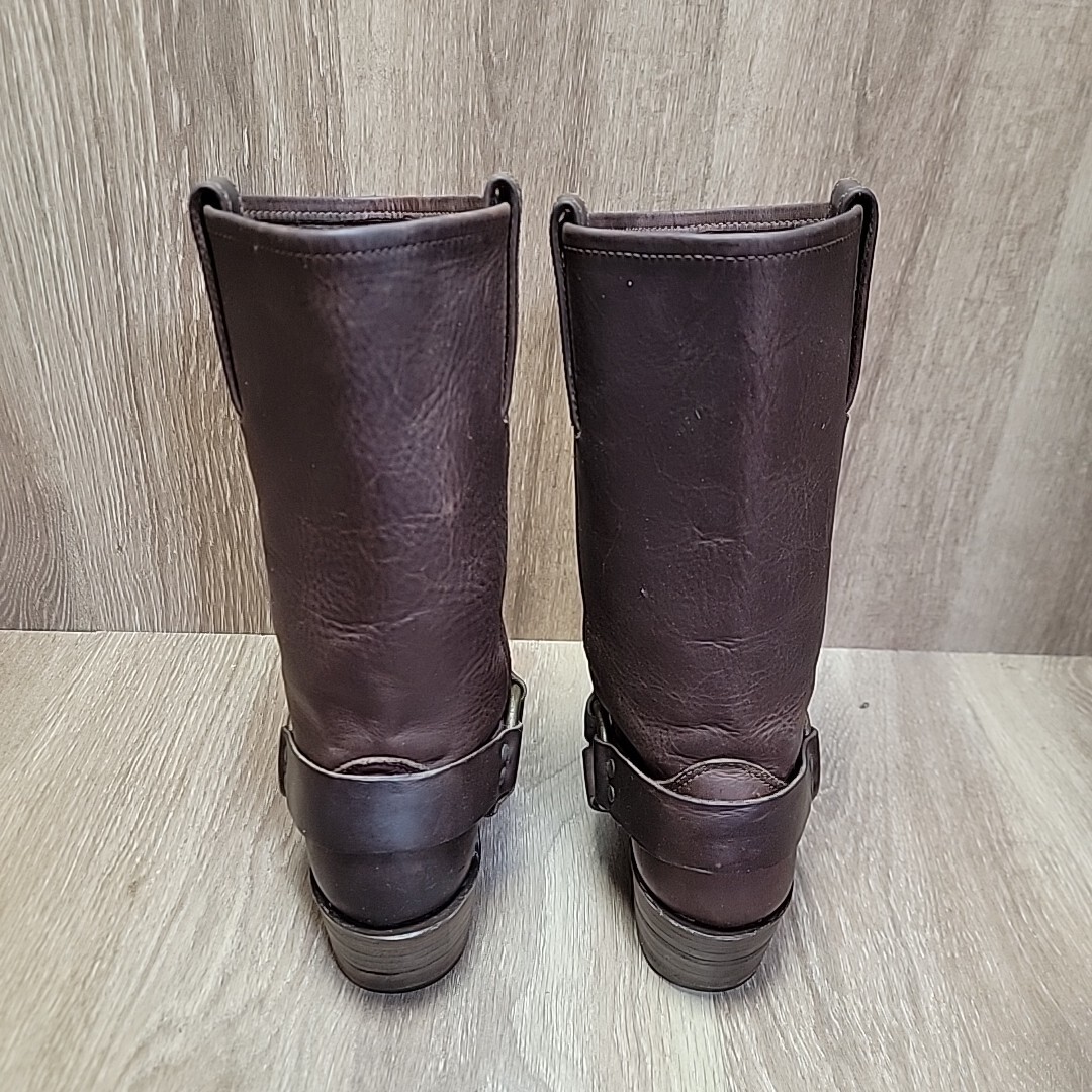 Frye Harness Mid Calf Leather Boots Sz 7 Mens 8.5 Womens Frye Harness Mid Calf Leather Boots Sz 7 Mens 8.5 Womens