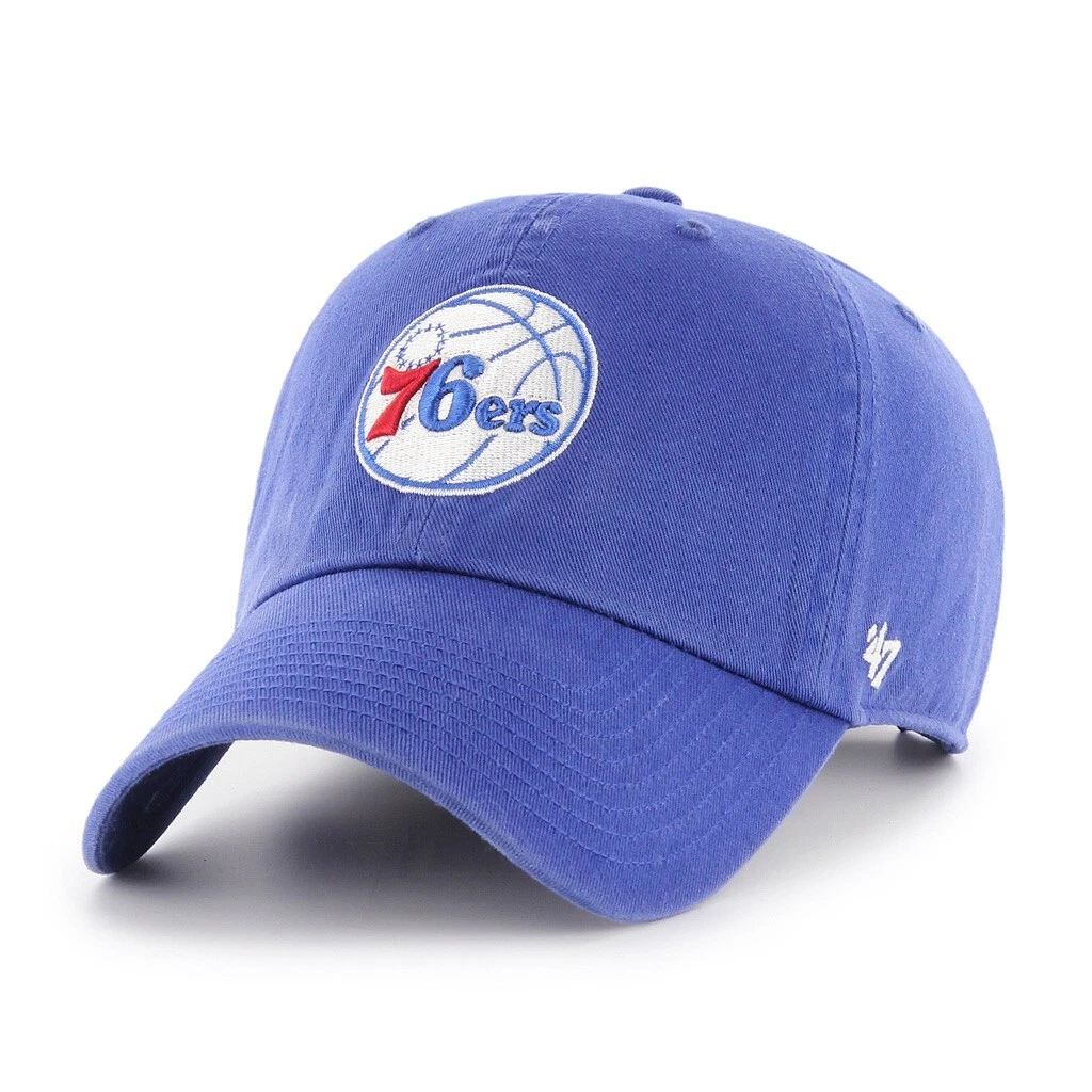 47 Brand Philadelphia 76ers Clean Up Hat NBA Licensed Dad Cap