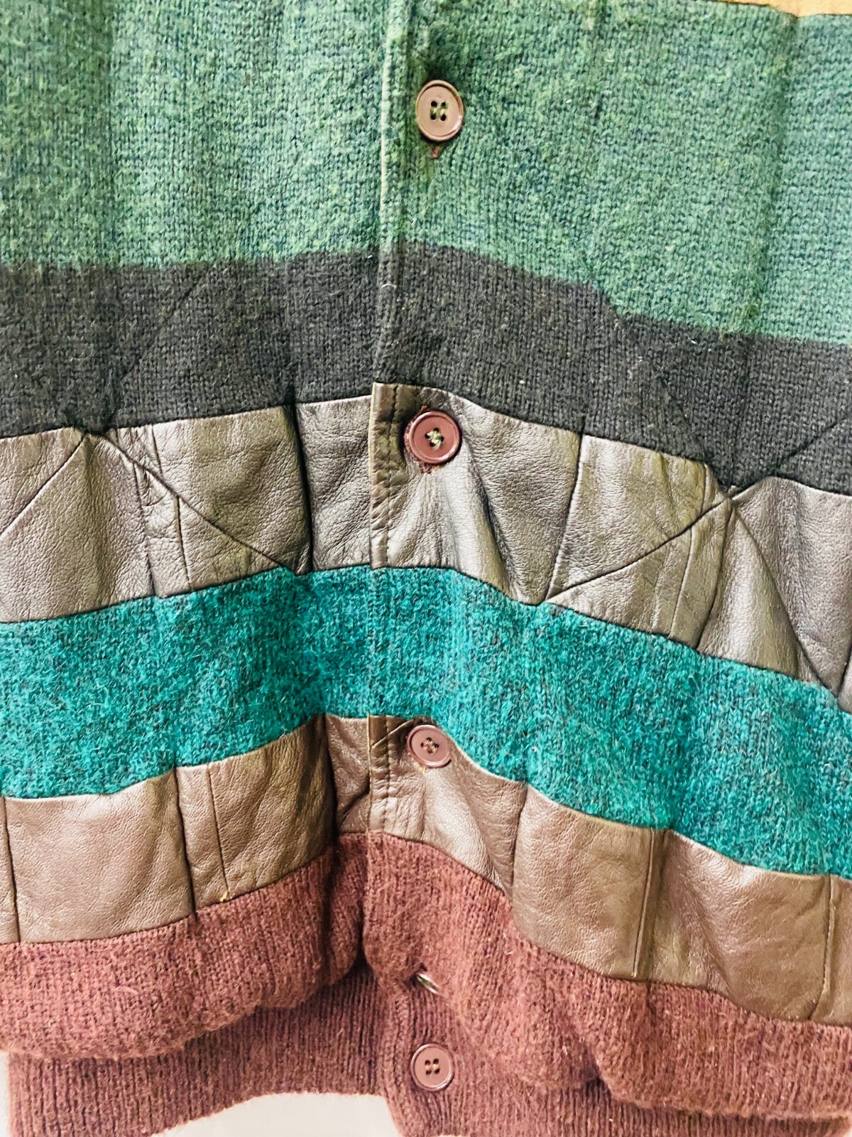 1980'S MEN'S PATCHWORK REVERSIBLE JACKET by MAGLI… - image 6