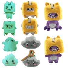 Lankybox BOXY FOXY ROCKY Plush Doll Stuffed Toys Birthday Xmas Gifts Luminous