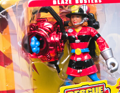 2000 Fisher-Price Rescue Heroes Blaze Busters WENDY WATERS Action