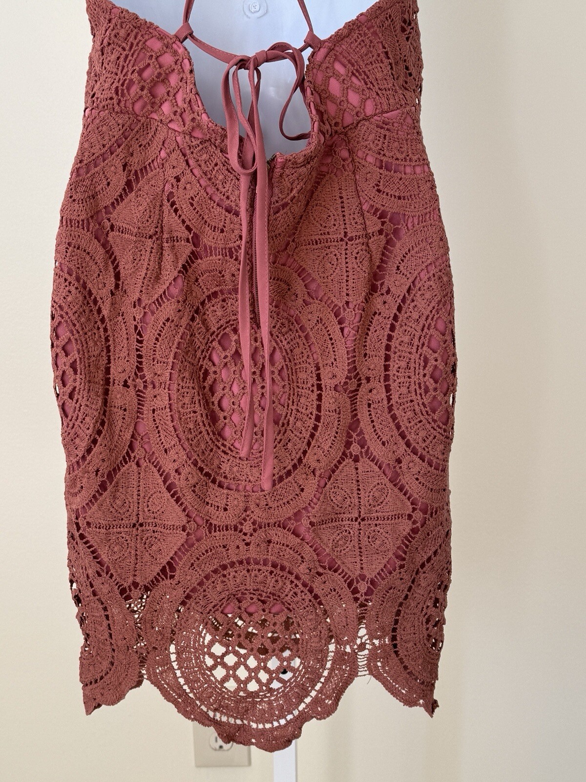 Mind Code Junior's Large DRESS Rust Sleeveless Ha… - image 6