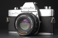 Minolta SRT 200 35mm SLR Camera with a Rokkor 50mm f/2 Lens, New Light Seals