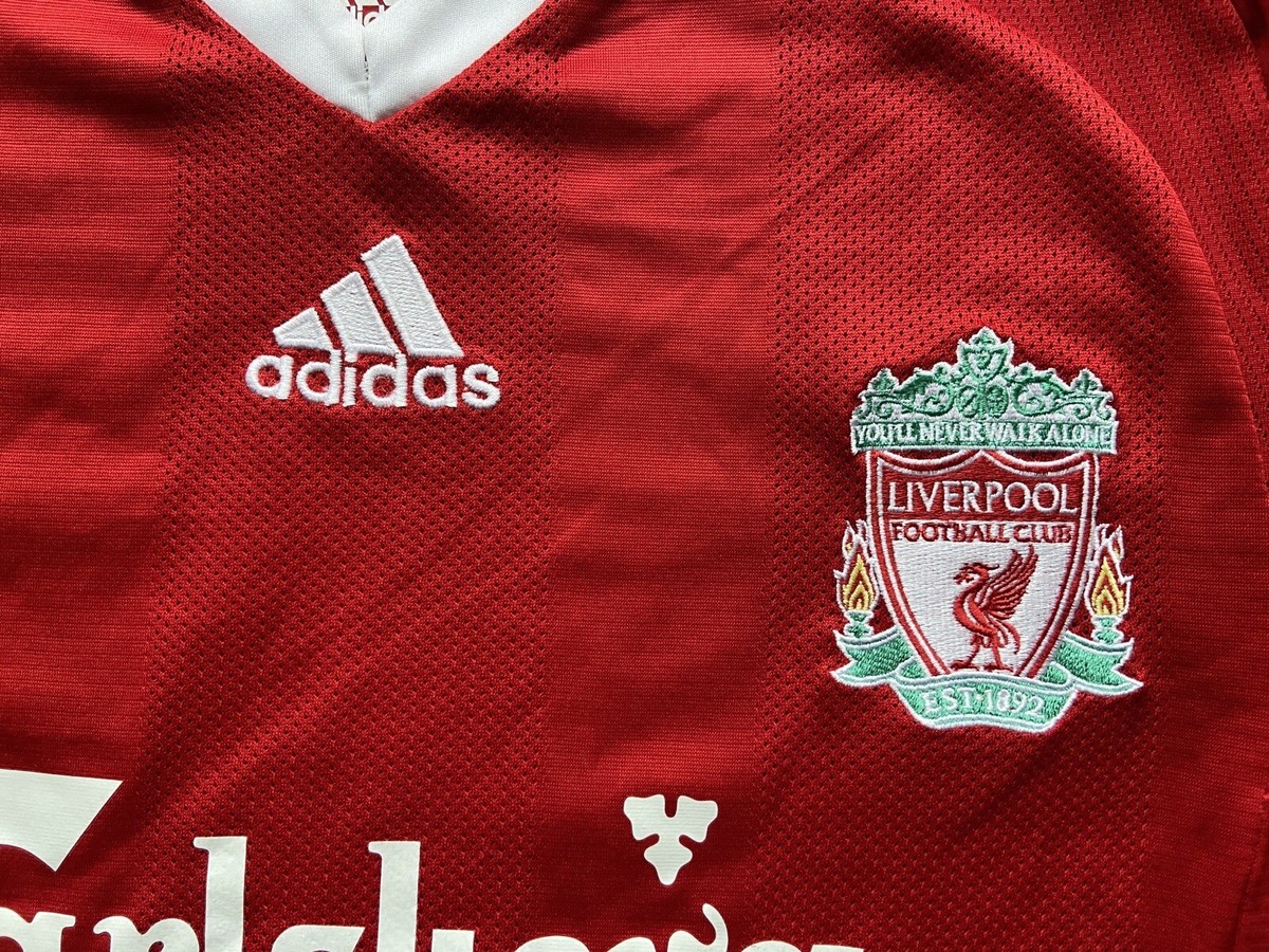 LIVERPOOL 2008 2010 HOME SHIRT JERSEY ADIDAS 313214 sz M MEN