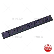 For Honda HYBRID Luggage Trunk Lid Logo Badge Nameplate Emblem Black Sport