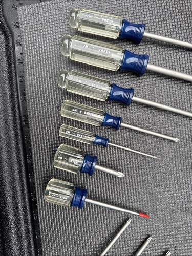 Sears Craftsman USA Nos 26pc Screwdriver Set Huge Rare Torx Phillips Flat 41100 - Picture 12 of 22