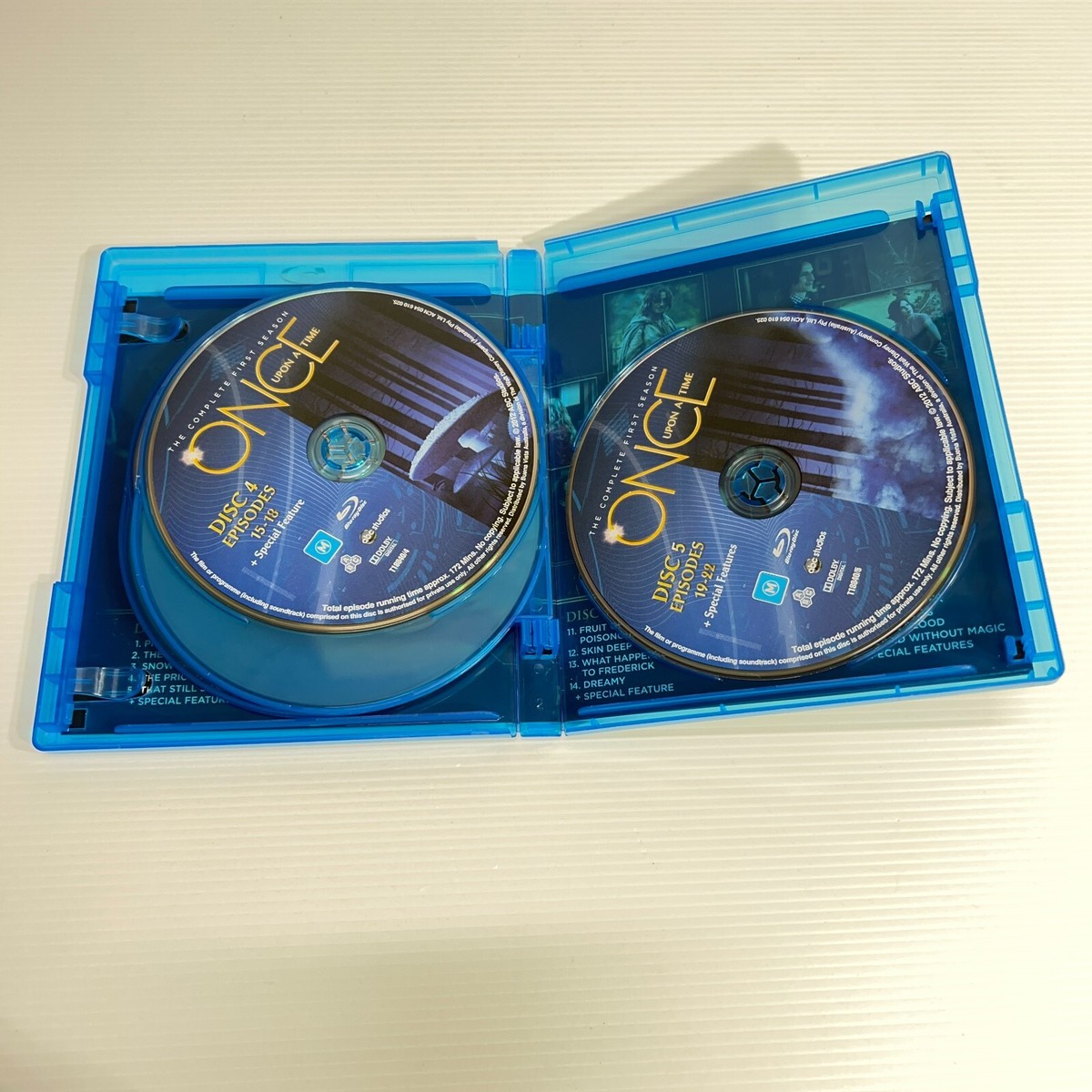 Once Upon A Time : Season 1 Blu-ray, 2011 5-Discs