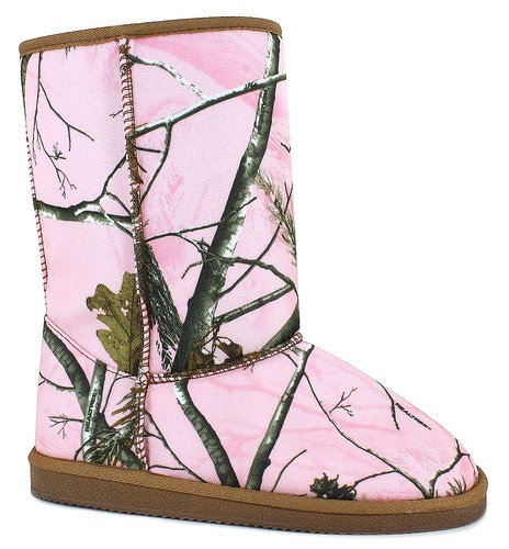 Boots- Pink Camo Size 