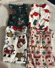 NWT Carter's Christmas Blanket Sleepers. You Choose Size Pattern 9 18 24 Months