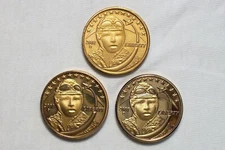 Lot of Three - Daniel Carr - 2001-D Bessie Coleman - US Mint Reverse  NON Dollar