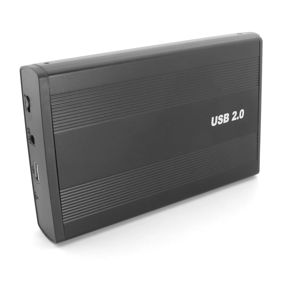 US 3.5 Inch IDE Hard Disk Drive Box External USB Envlosure Case Black - Image 4 of 4