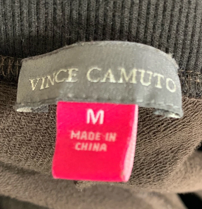 Vince Camuto Joggers Womens M 30x28 Cheetah Print Brown Black Stretch Drawstring - Image 3 of 4