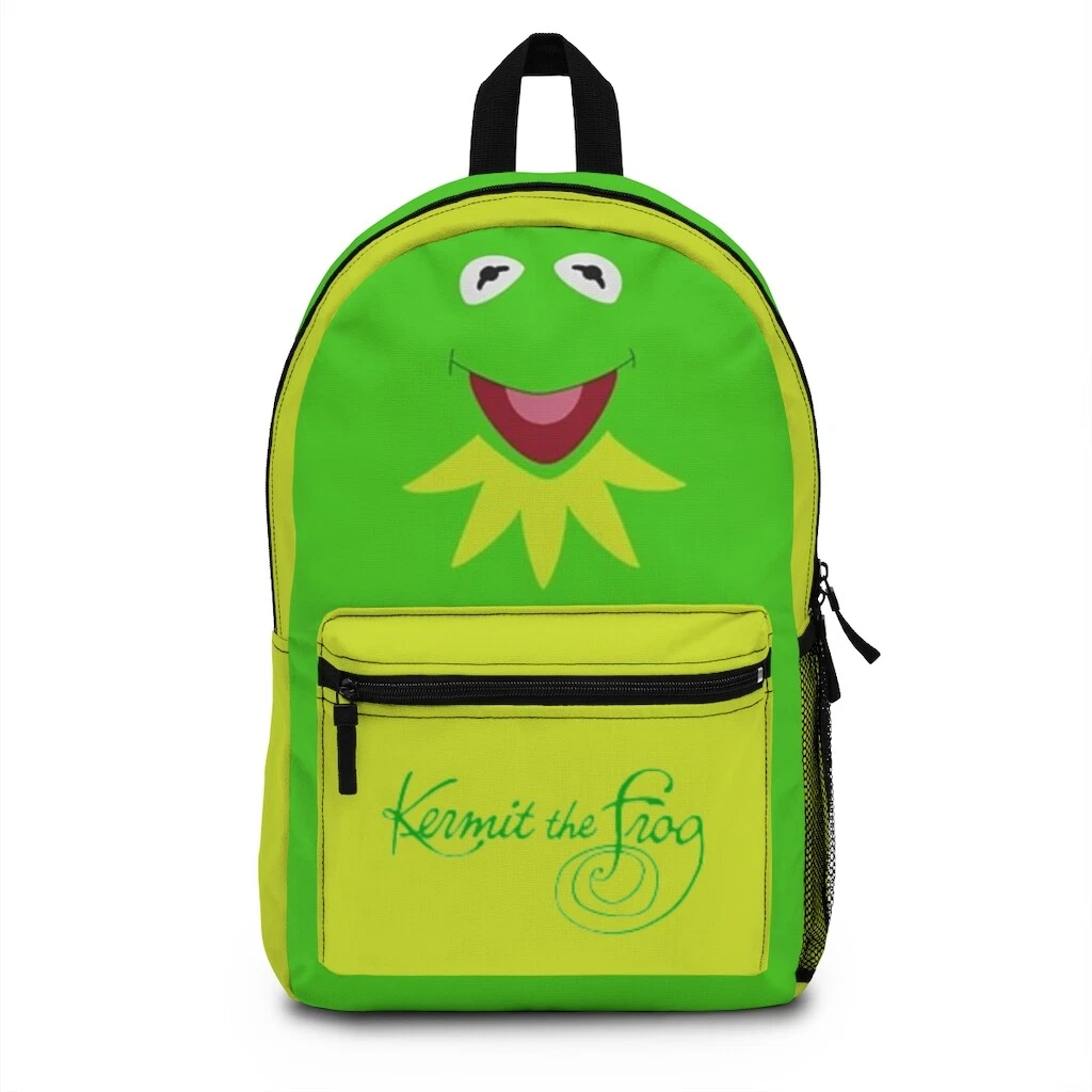 Muppets K the frog Backpack, Muppets Backpack, Kermit Bag, Kermit Backpack