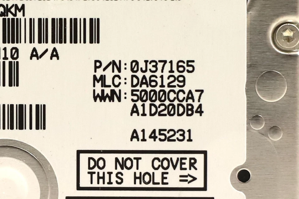 HGST HTS545050A7E680 500GB 2.5" 6Gb/s 5.4K RPM 7mm SATA HDD P/N: 0J37165 Tested - Image 3 of 3