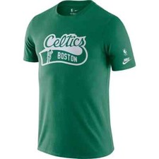 Boston Celtics Nike Classic Edition Hardwood Classics Logo T-Shirt Men Retro NBA