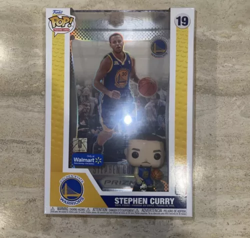Stephen Curry Prizm Panini #19 Funko POP! Trading Card Wal-Mart Exclusive 