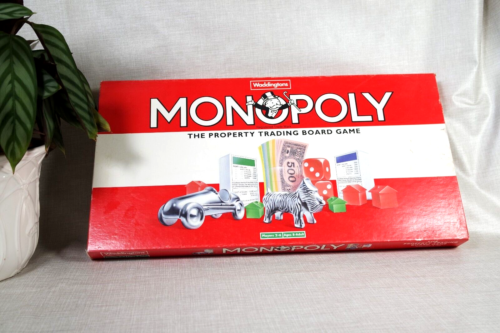 Monopoly Board Game, 1995 Waddingtons, Tonka, Vintage Classic Family Game, VGC - Afbeelding 1 van 4