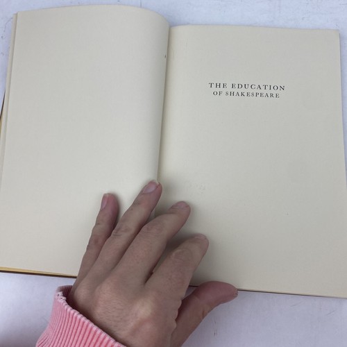 The Education of Shakespeare (George A Plimpton - 1933) Vintage Hardcover - Picture 10 of 16