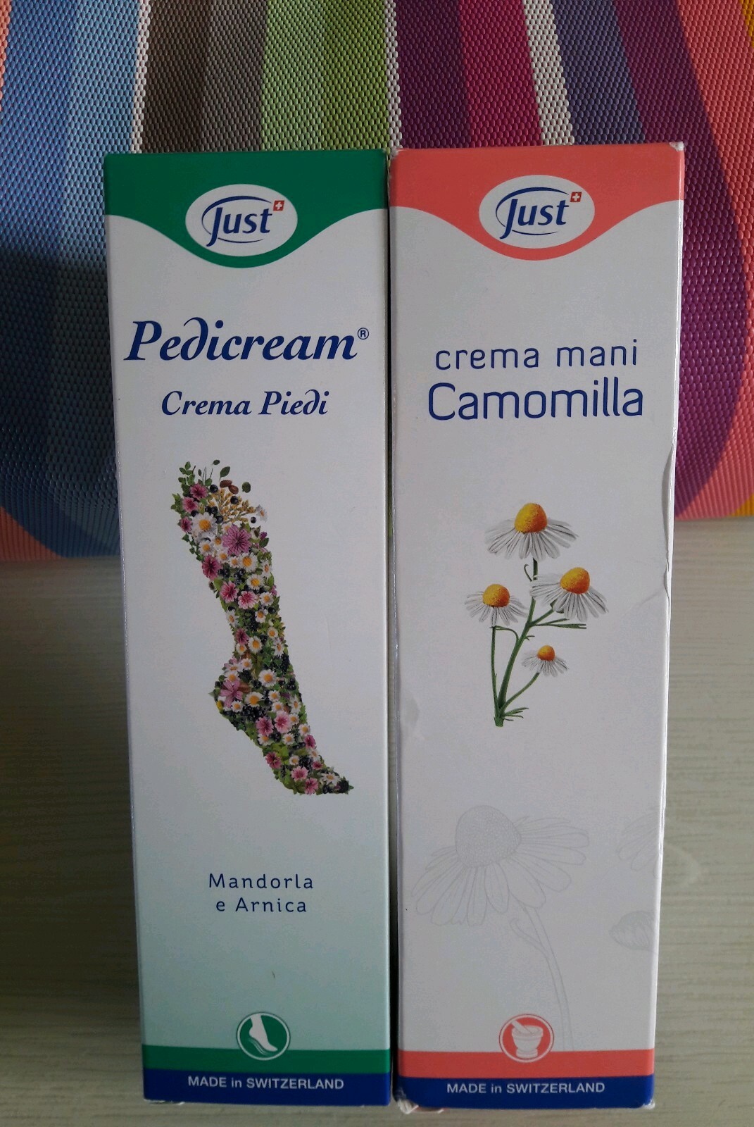 Set Just Benessere: Pedicream 100ml + Crema Mani Camomilla - Offerta Online