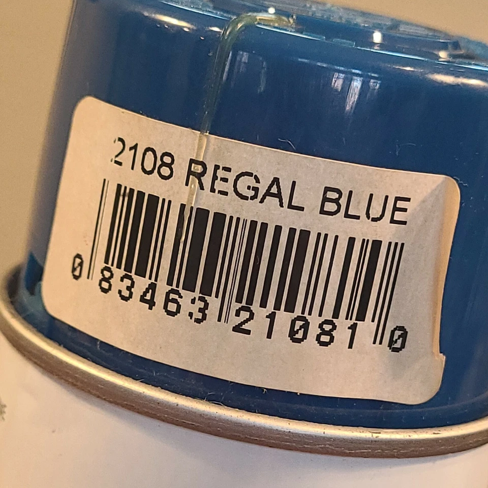 Mar Hyde VINYL COLOR AEROSOL SPRAY Can REGAL BLUE 2108 NOS Prop - Image 4 of 4