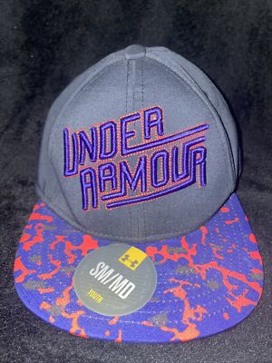 Under Armour youth sm/Med hat Colorful Blue With Red/Purple  Baseball cap