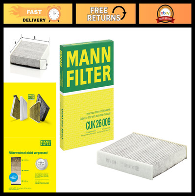 High-Performance Cabin Air Filter with Activated Carbon - Fits Various Models