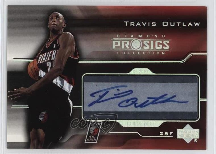 Travis Outlaw #PS-TO 2004-05 Upper Deck Pro Sigs Basketball Pro Signs