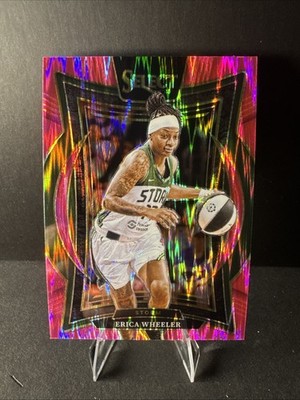 2025 Panini Select ERICA WHEELER  Concourse PINK FLASH PRIZM #28 Storm/Sparks