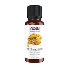 NOW Essential Oils, Frankincense Oil Blend, Steam Distilled, Vegan, Cap, 1-Oz