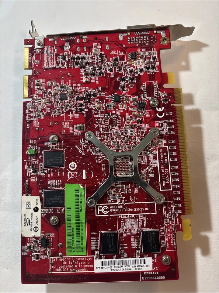 HP 481421-001 ATI Radeon HD 3650 512MB DDR2 GPU Video Graphics Card @MB266 - Image 3 of 3