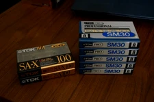 7 Pack TDK / PRO SM30  SA-X SA High Bias Type II Cassette Tapes NEW & Sealed