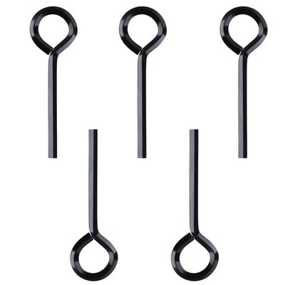 5 Pack 5/32 Allen Wrench Standard Hex Dogging Key with Full Loop, Solid Metal...