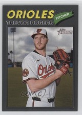 2026 Topps Heritage Dark Green Border Trevor Rogers #237 5f0